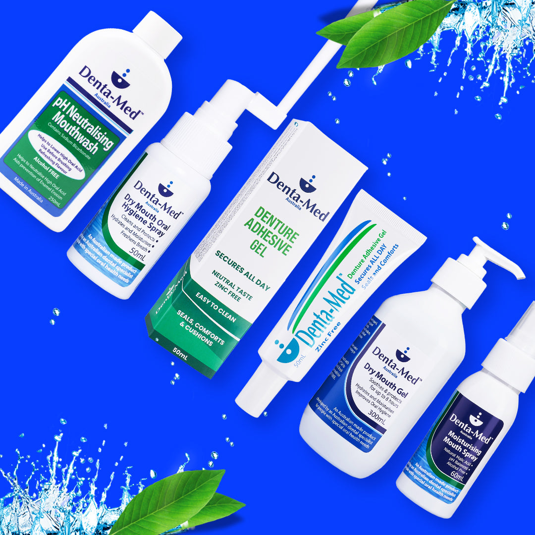 Denta-Med Dry Mouth 125mL Pump & Dry Mouth Spray 50mL BUNDLE