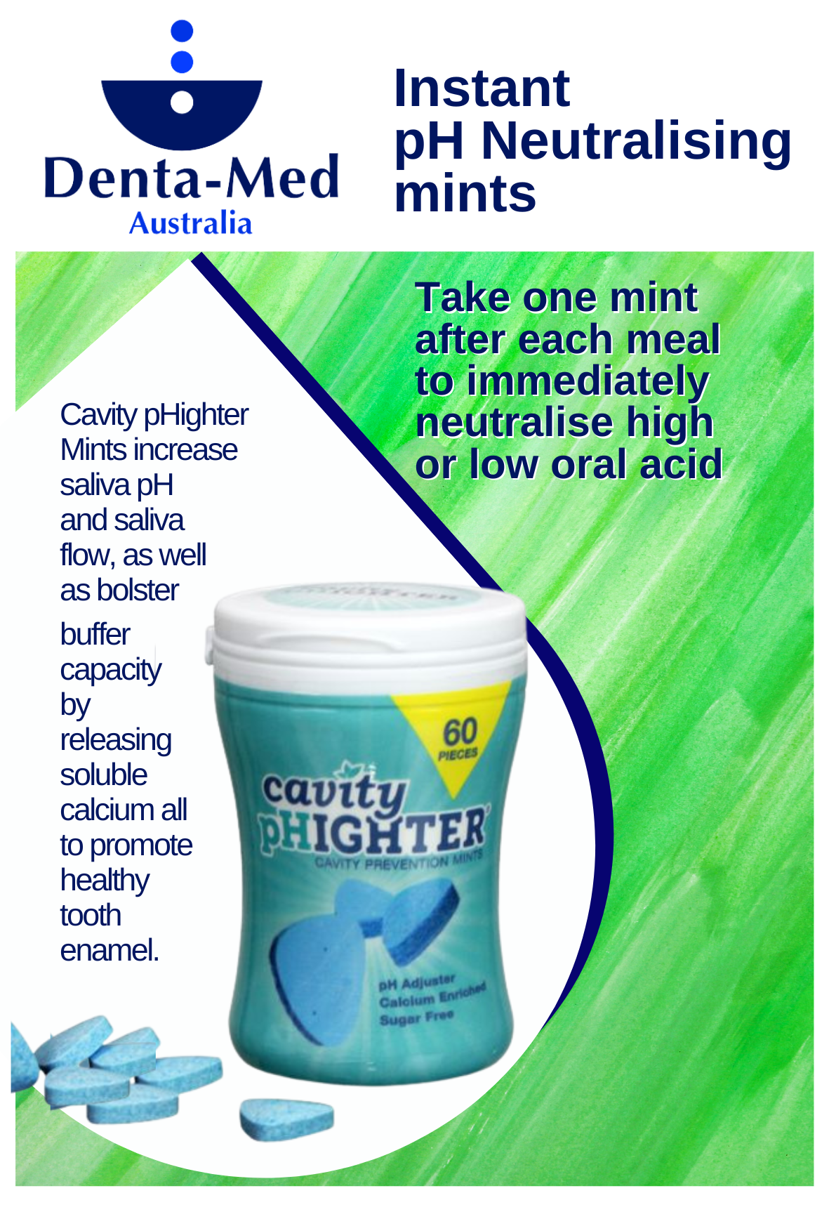 v_ Cavity pHighter Mints - 60 per bottle