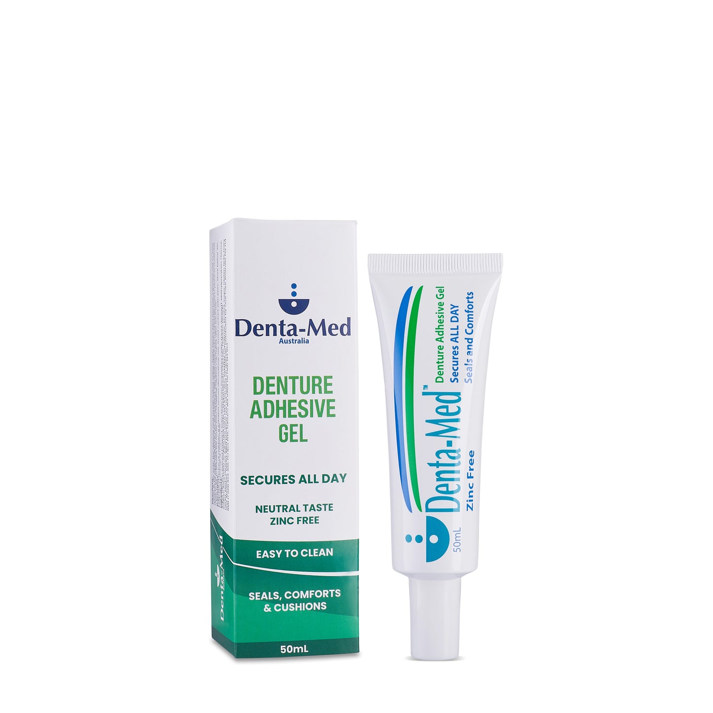 Denta-Med Denture Adhesive Gel (GLUE FREE)