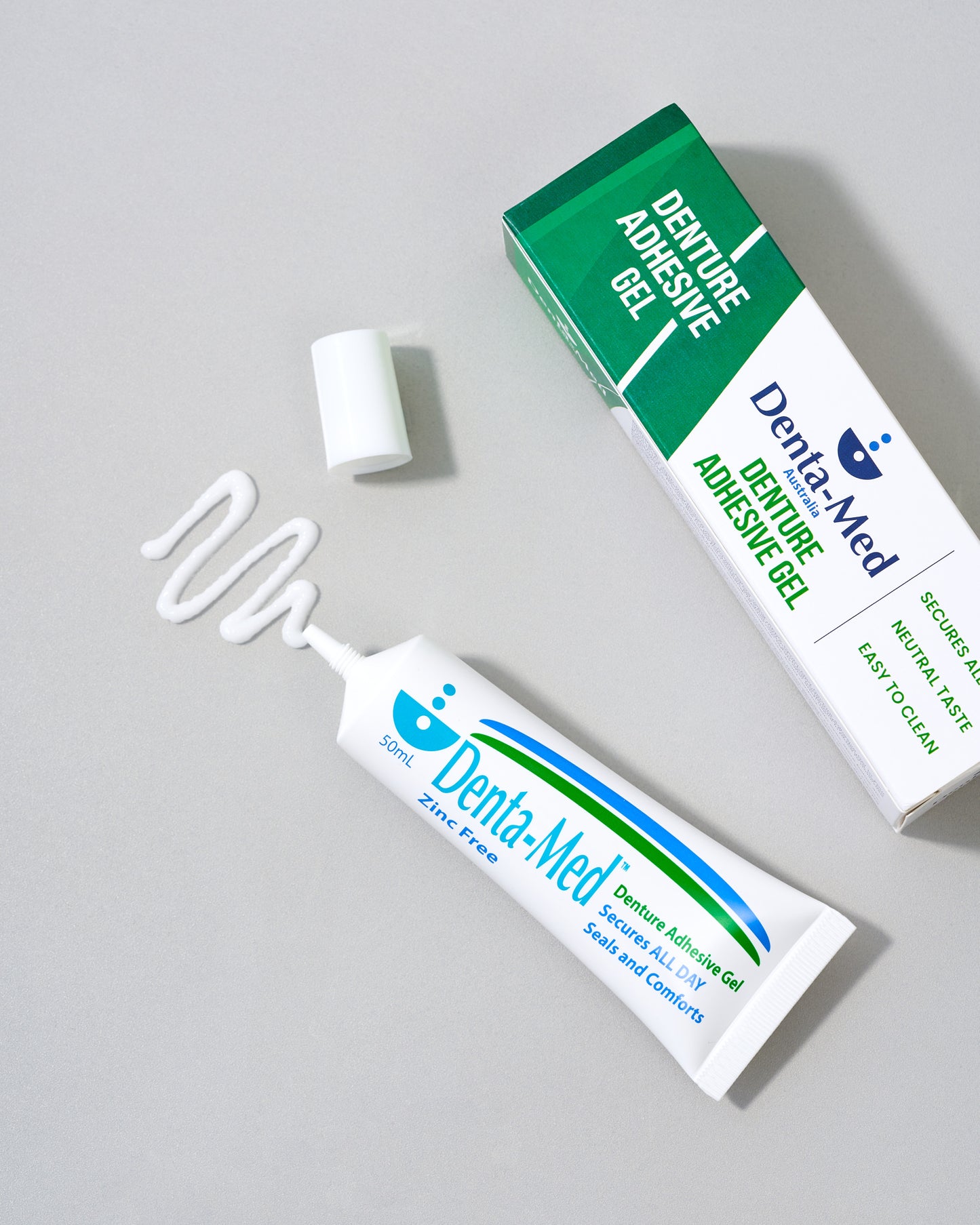 Denta-Med Denture Adhesive Gel (GLUE FREE)