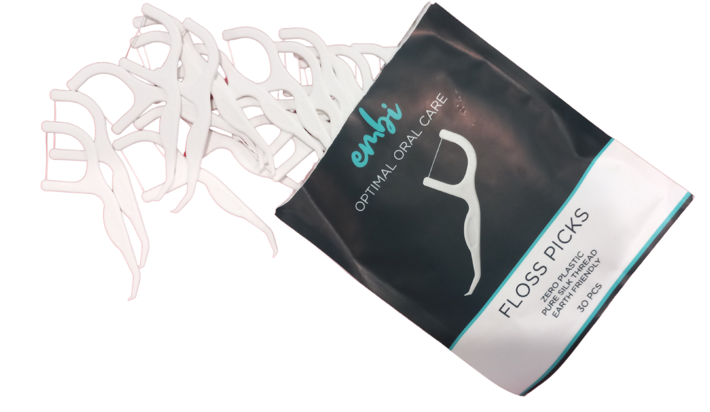 v_EMBI Silk Thread Floss Picks x 30 per pack