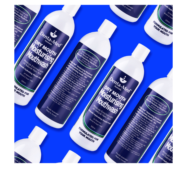 Denta-Med Moisturising Mouthwash 250mL Twin Pack