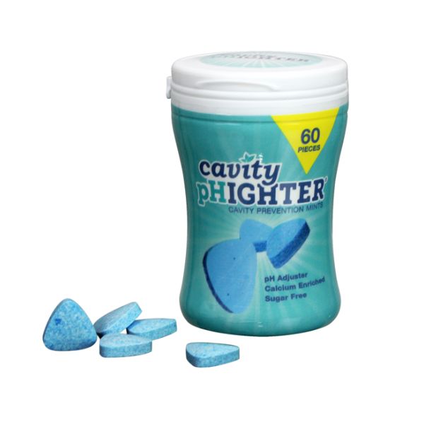 v_ Cavity pHighter Mints - 60 per bottle