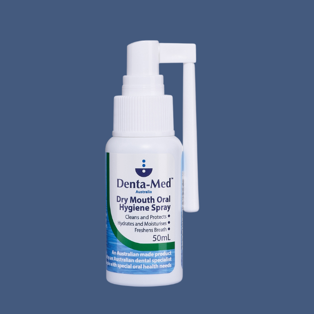 Denta-Med Dry Mouth Oral Hygiene Spray 50mL with extended 360 nozzle