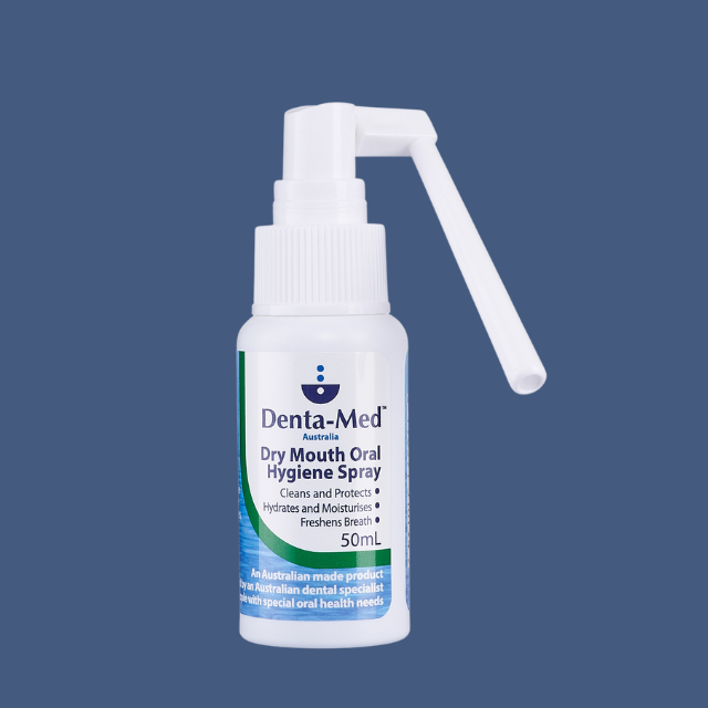 Denta-Med Dry Mouth Oral Hygiene Spray 50mL with extended 360 nozzle