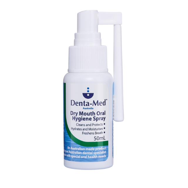 Denta-Med Dry Mouth Oral Hygiene Spray 50mL with extended 360 nozzle