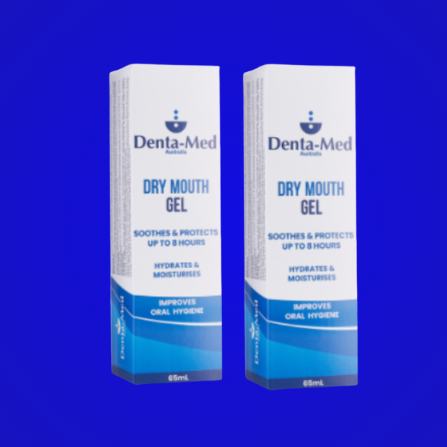 Denta-Med Dry Mouth Gel 65mL Twin Pack