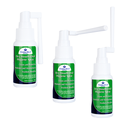 Denta-Med Dry Mouth 125mL Pump & Dry Mouth Spray 50mL BUNDLE