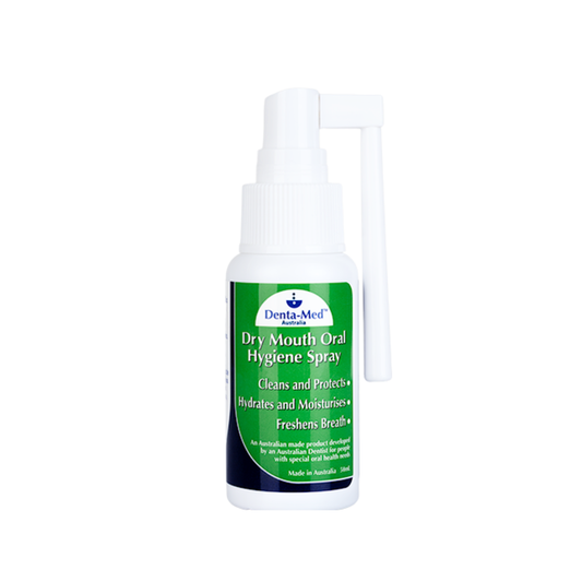Denta-Med Dry Mouth Oral Hygiene Spray 50mL with extended 360 nozzle