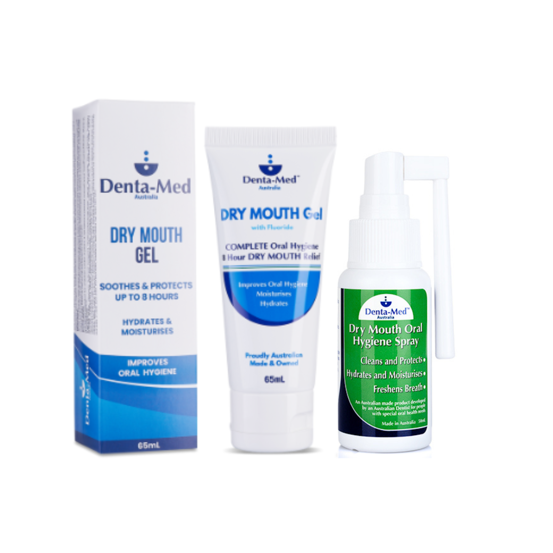 Denta-Med Dry Mouth Gel 65mL & Spray 50mL BUNDLE