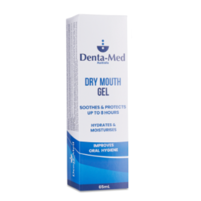 Denta-Med Dry Mouth Gel 65mL Tube (boxed)