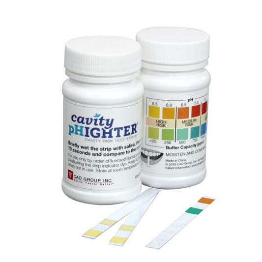 Cavity pHighter Test Strips - 50 test strips per bottle