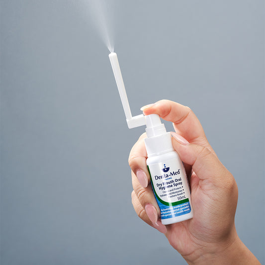 Denta-Med Dry Mouth Oral Hygiene Spray 50mL with extended 360 nozzle