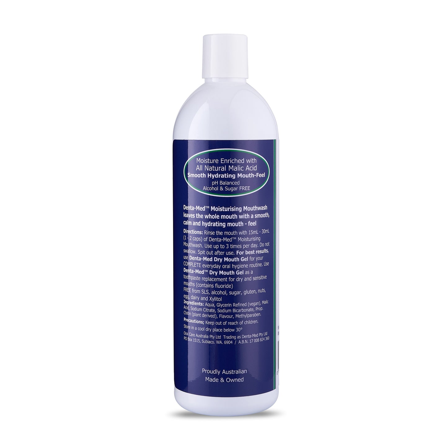 Dry Mouth Moisturising Mouthwash 500mL value bottle