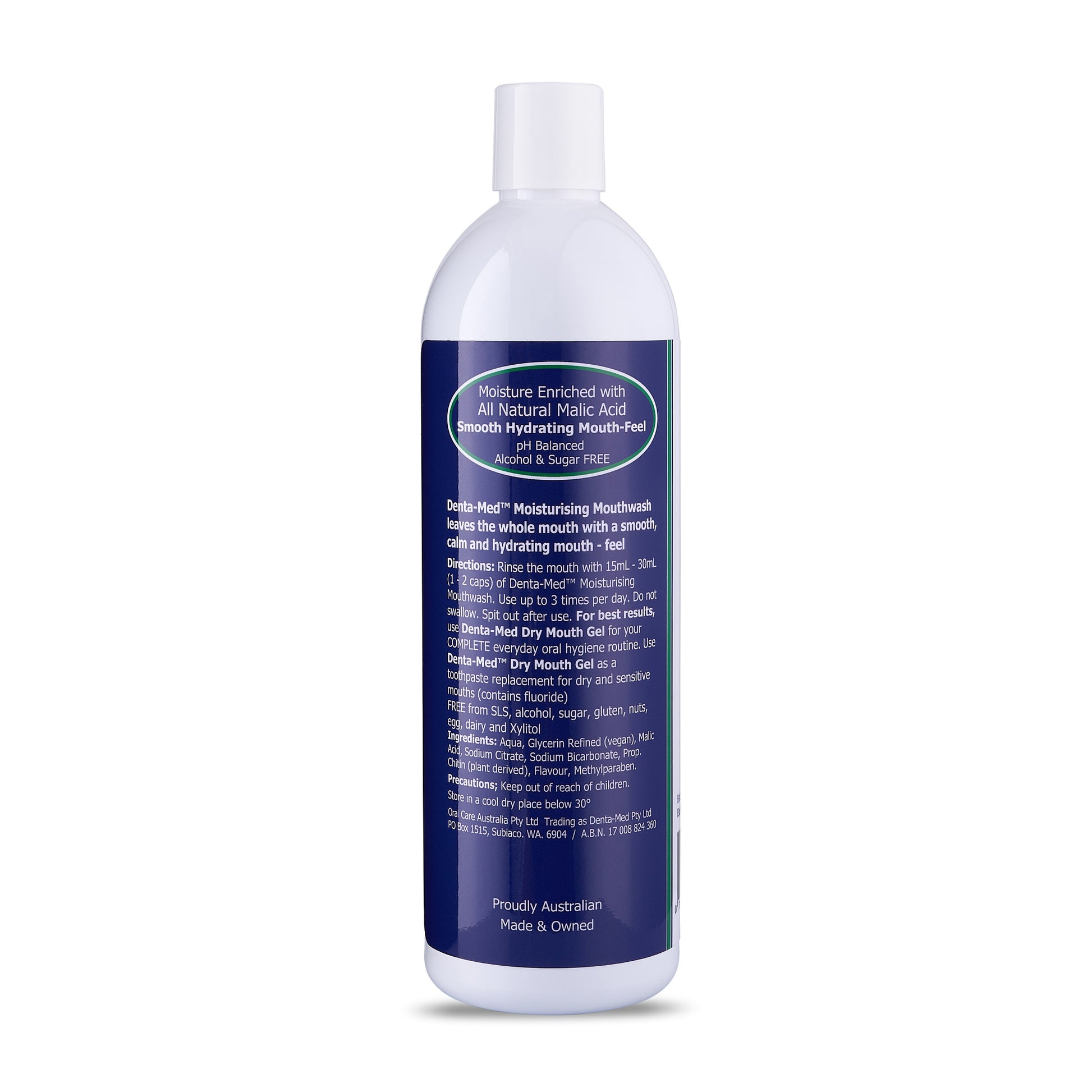 Dry Mouth Moisturising Mouthwash 500mL value bottle