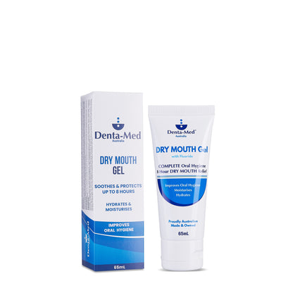 Denta-Med Dry Mouth Gel 65mL Tube and package