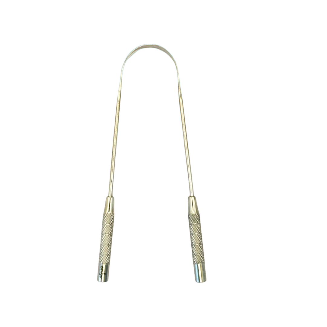 v_ EMBI OOC Edge Premium Stainless Steel Tongue Scraper