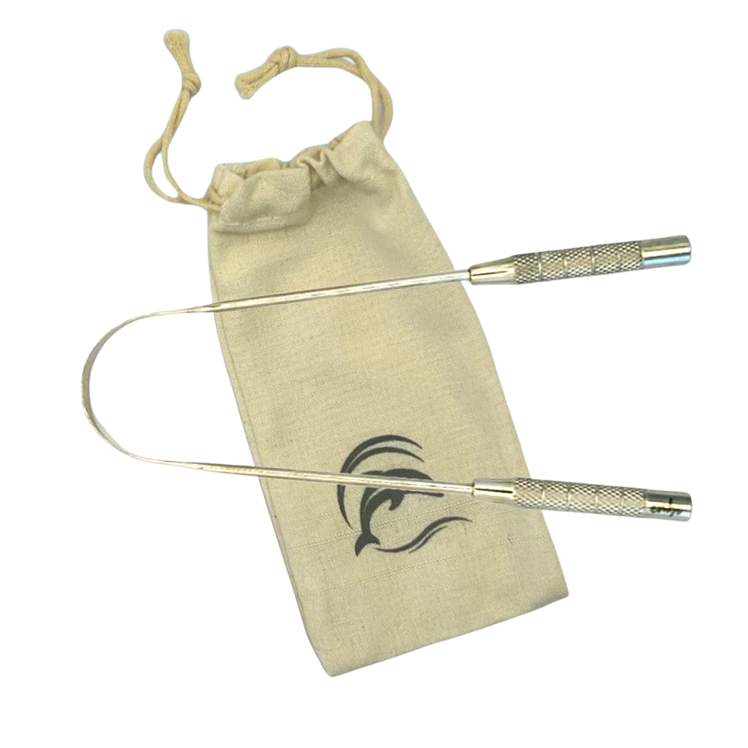 v_ EMBI OOC Edge Premium Stainless Steel Tongue Scraper
