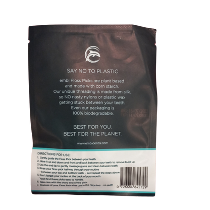 v_EMBI Silk Thread Floss Picks x 30 per pack