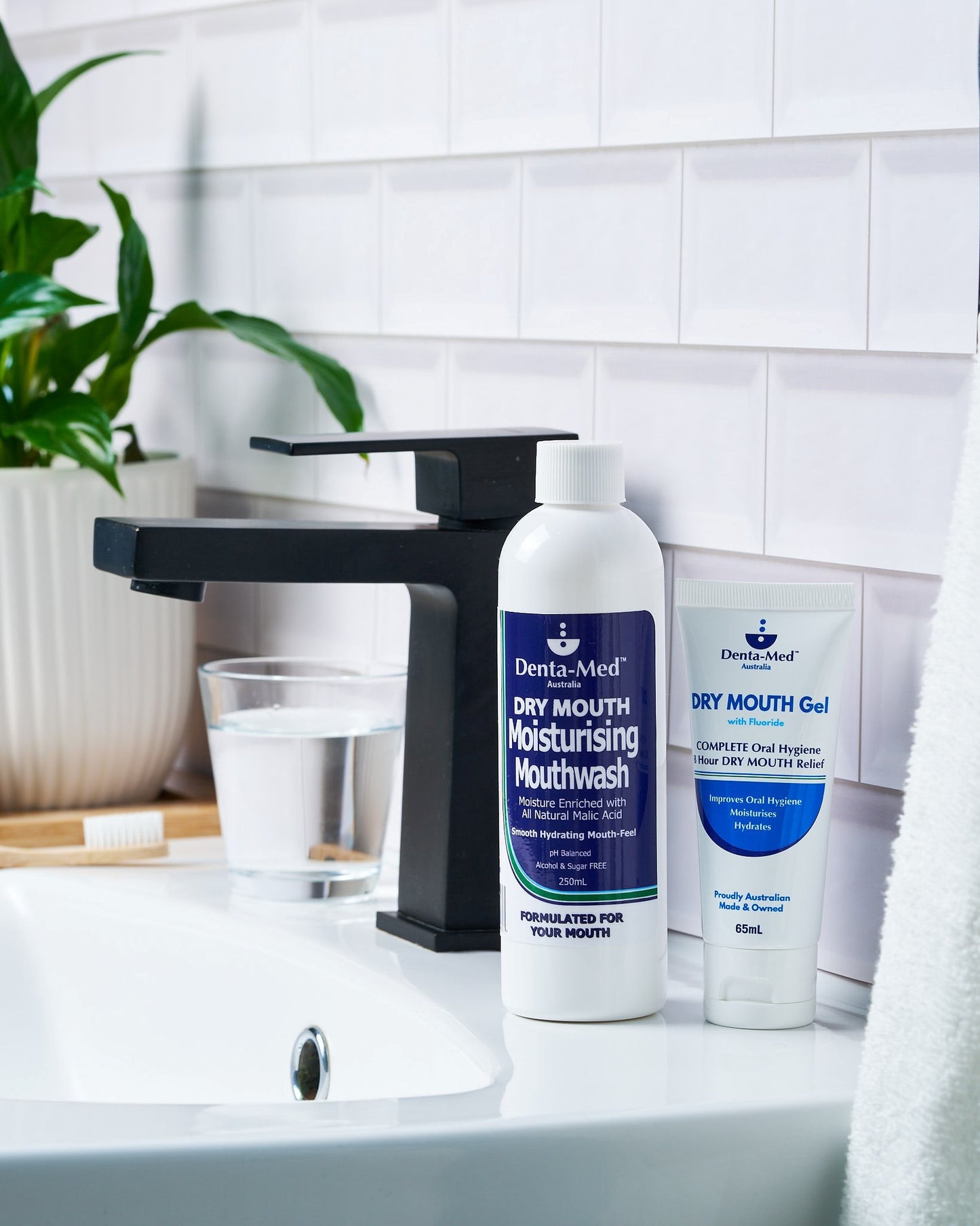 Denta-Med Dry Mouth Moisturising BUNDLE (50mL Spray, 65mL Gel, 250mL Mouthwash)