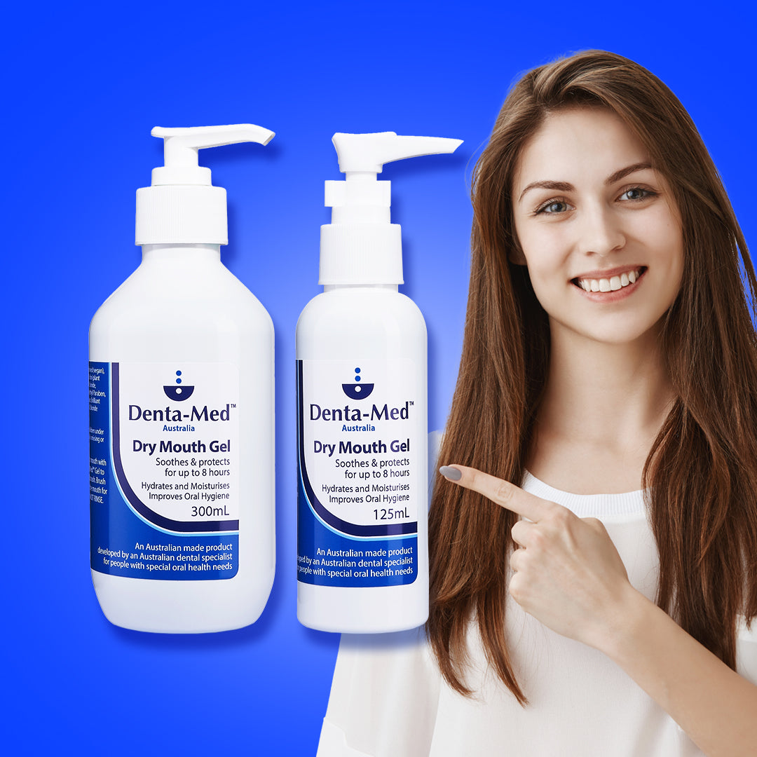 Denta-Med Dry Mouth Oral Hygiene Gel 300mL Pump Bottle