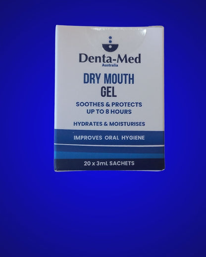 Denta-Med Dry Mouth Gel Sachet Box (20 x 3mL sachets)