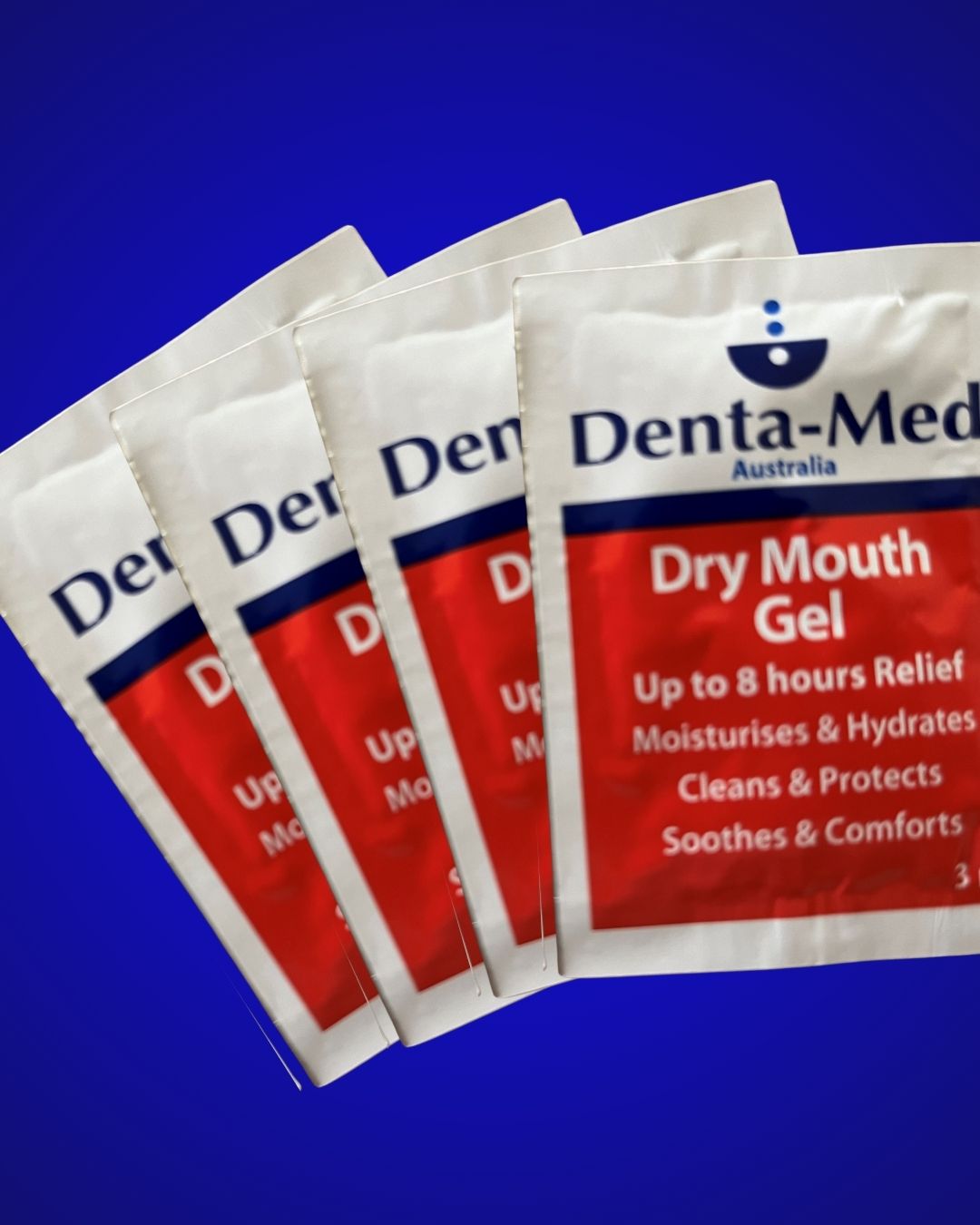 Denta-Med Dry Mouth Gel Sachet Box (20 x 3mL sachets)