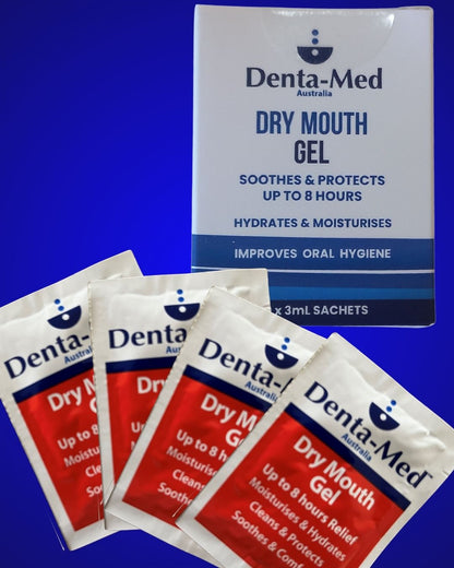 Denta-Med Dry Mouth Gel Sachet Box (20 x 3mL sachets)
