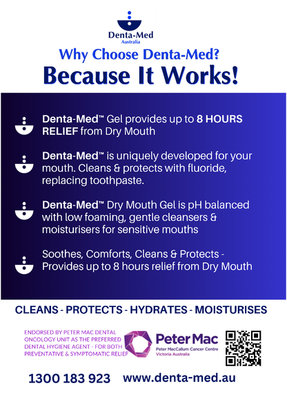 Denta-Med Dry Mouth Moisturising Mouthwash 500mL value bottle